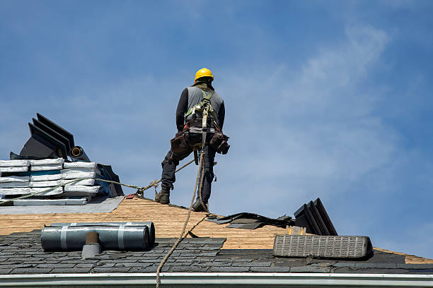 Professional Roofing technician working in Middlesex, NC